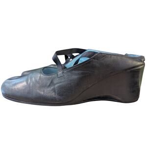 Thierry Rabotin Italy Leather Wedge Luxury Ballet Shoe Size 39